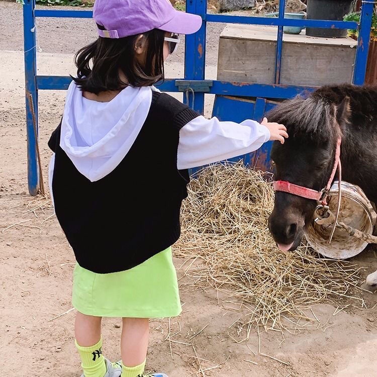 Áo ghi lê len dáng rộng không tay phong cách Hàn Quốc thời trang