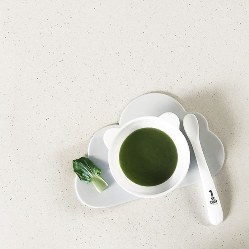 BÁT ĂN DẶM GẤU DESIGN&amp;KU 100% SILICON NỘI ĐỊA HÀN
