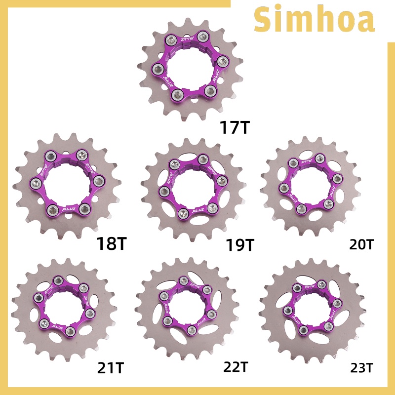 [SIMHOA] MTB Single 1 Speed Cassette Cog Fixed Gear Conversion Kit for 10/11s Hub