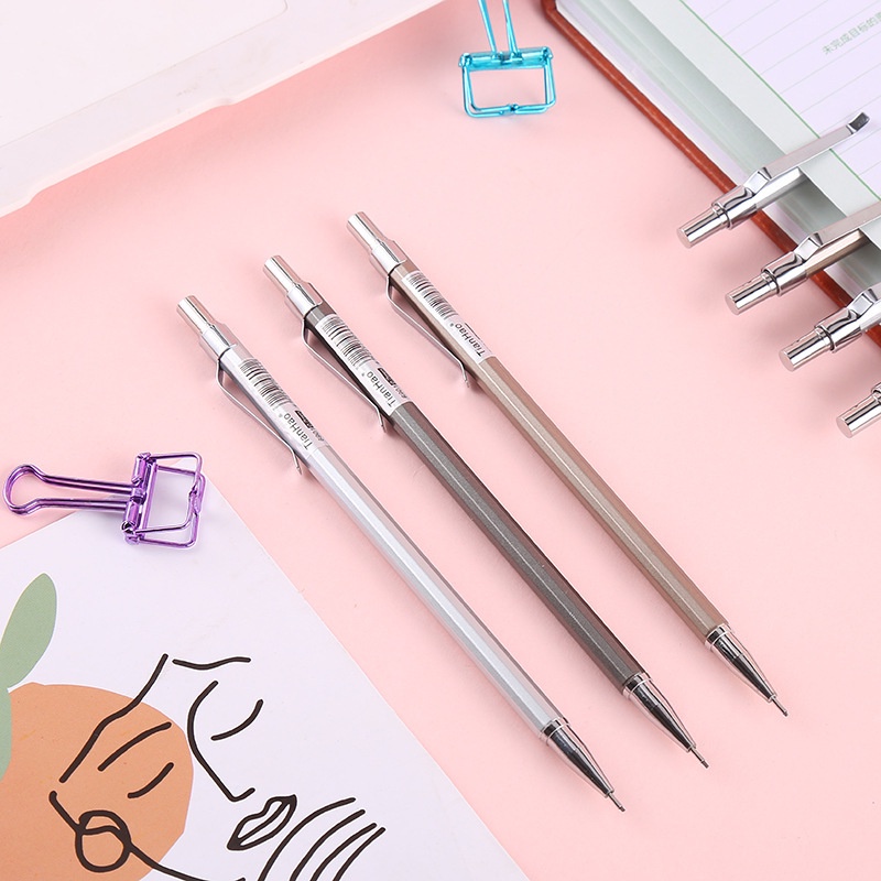 1 Cây Bút Chì Ngòi 0.5mm / 0.7mm Bằng Kim Loại Dùng Vẽ Tranh Và Viết Cơ Khí