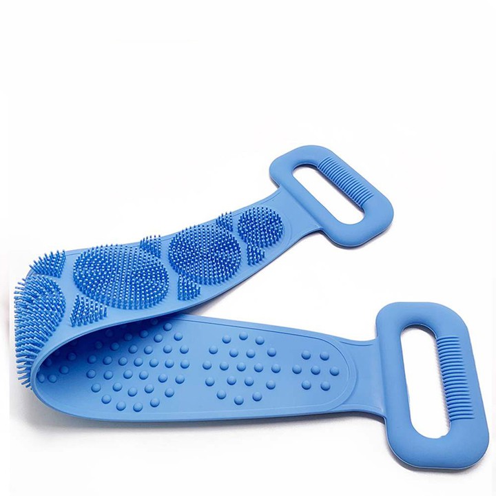 Dây chà lưng massage cơ thể 2 mặt gai silicone