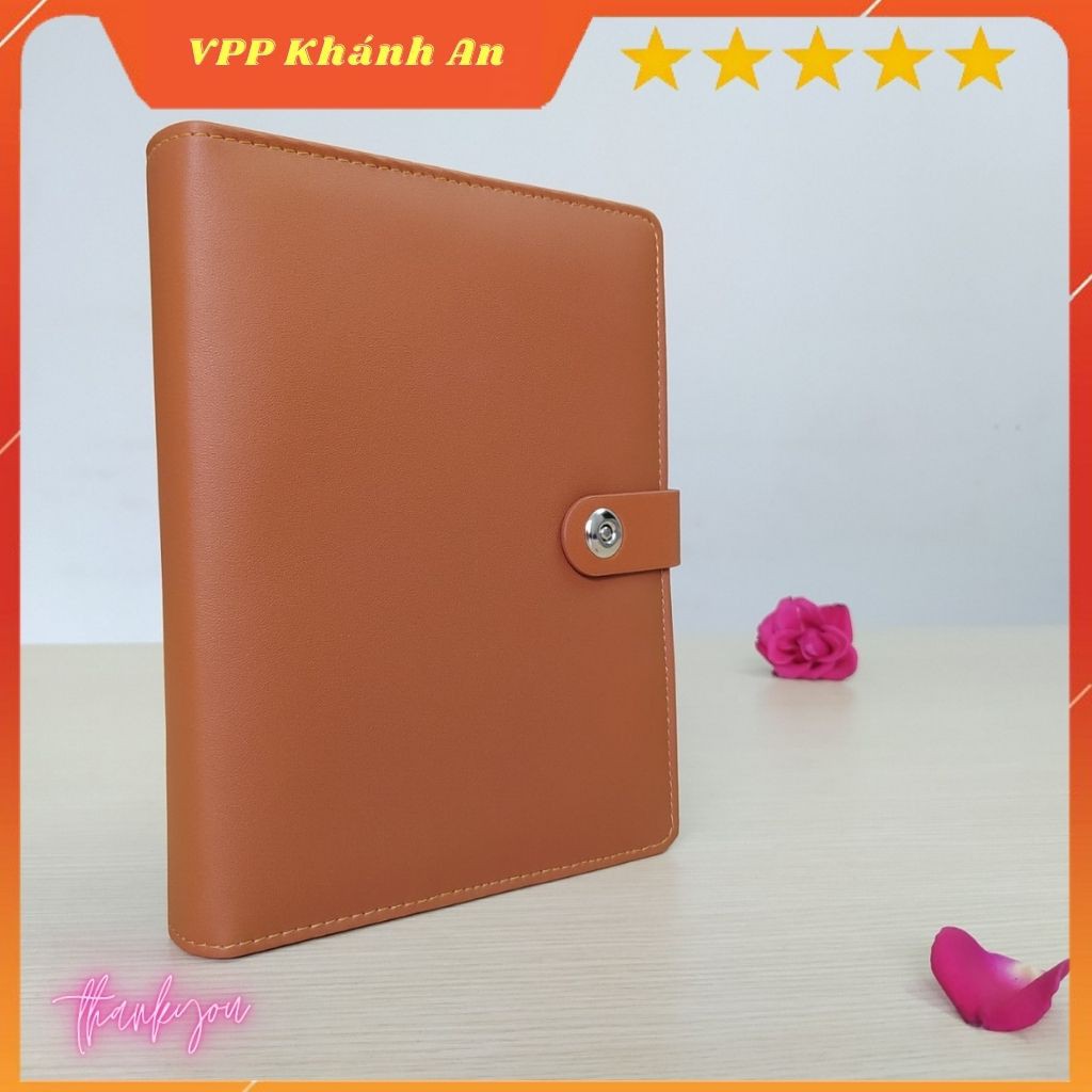 Sổ bìa da gáy còng A5 MC 613(160 trang)