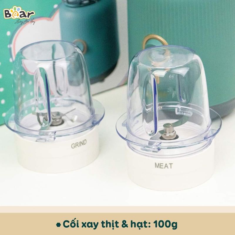 MÁY XAY ĐA NĂNG 3 CỐI BEAR , BẢN QUỐC TẾ, BH 18 THÁNG - B10V2