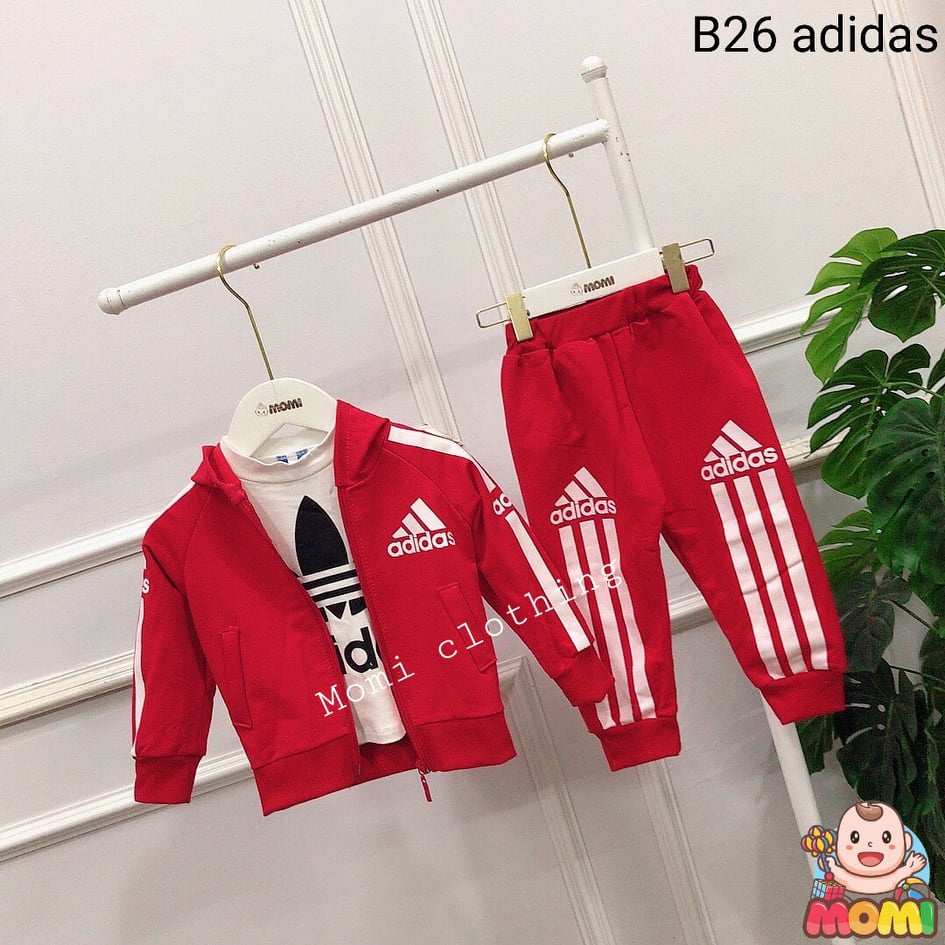 Bộ adida 3 chi tiết dành cho bé trai -B26 - CAM KẾT HÀNG NHƯ HÌNH