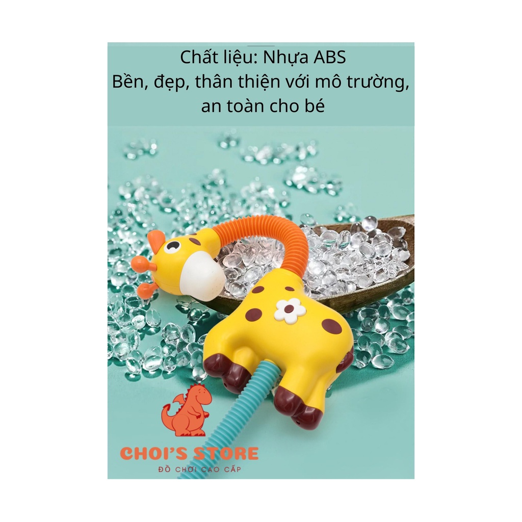 Vòi sen tự động hươu cao cổ ( đồ chơi nhà tắm)
