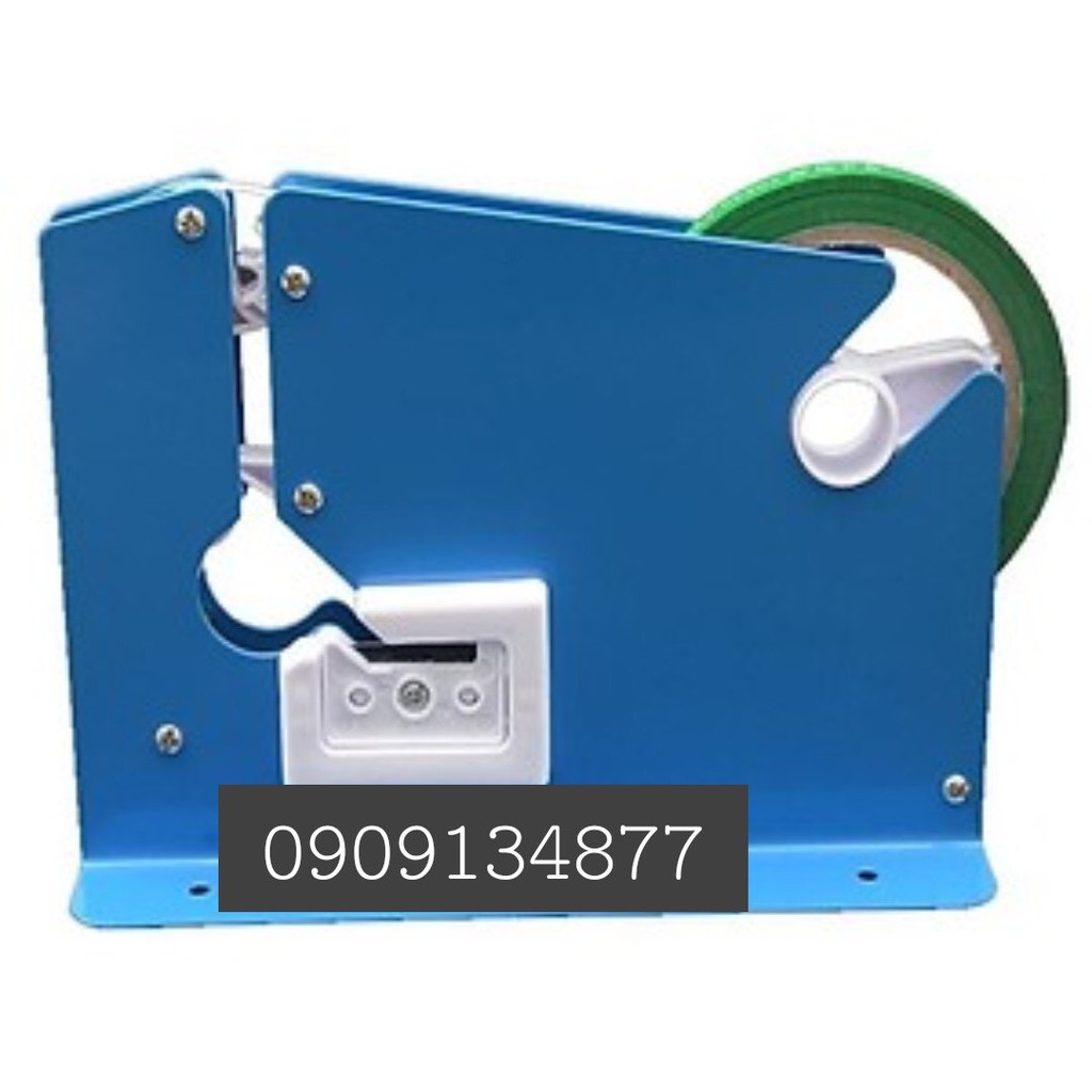 Máy buộc túi bánh mỳ, máy dán băng keo túi nilon, máy dán băng dính đầu túi bóng, máy buộc đầu túi bịch bánh tráng