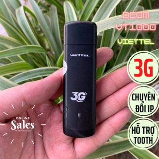 Dcom 3g - usb 3g vt1000 viettel , chuyên đổi ip , hỗ trợ tooth