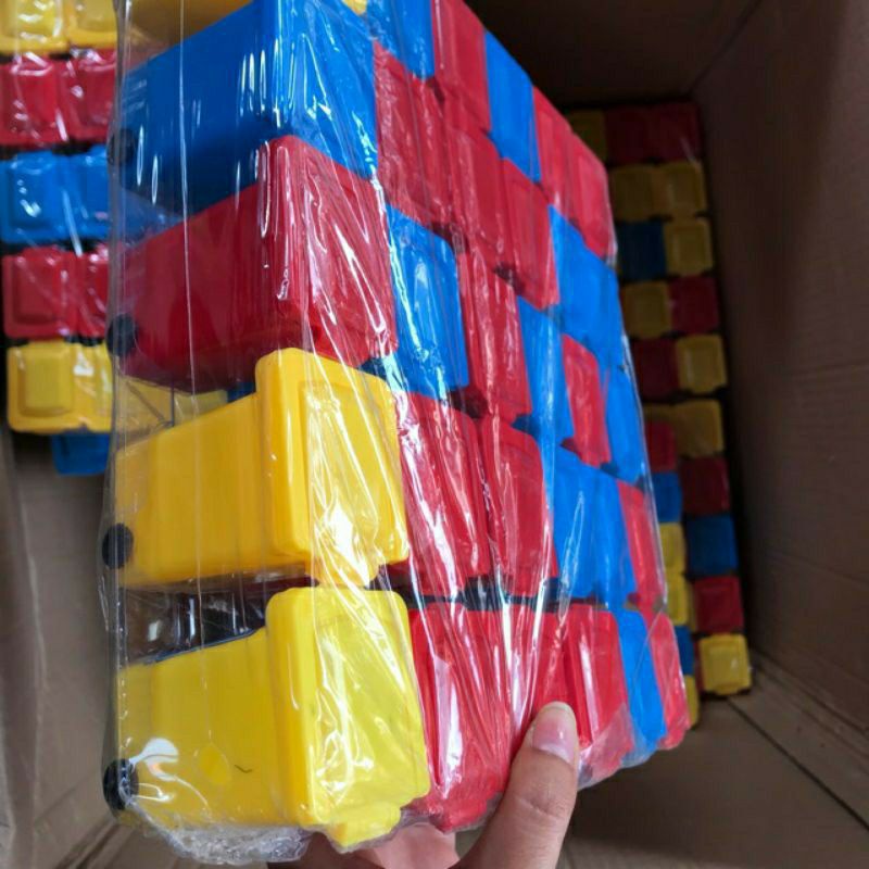 vỉ 30 hộp kẹo hình thùng rác ( sỉ đồ trẻ em)