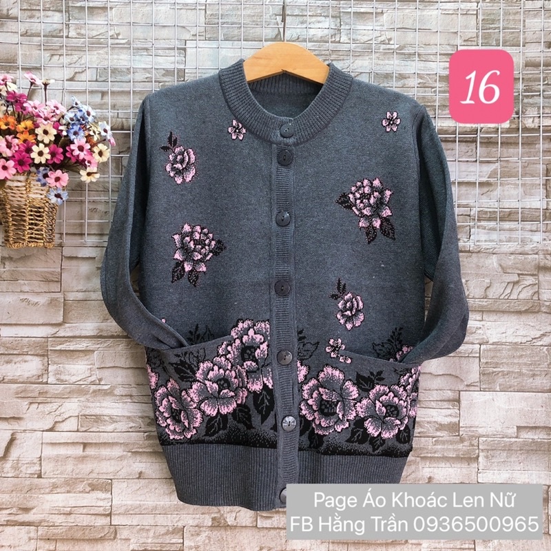 Áo khoác len cho người trung niên