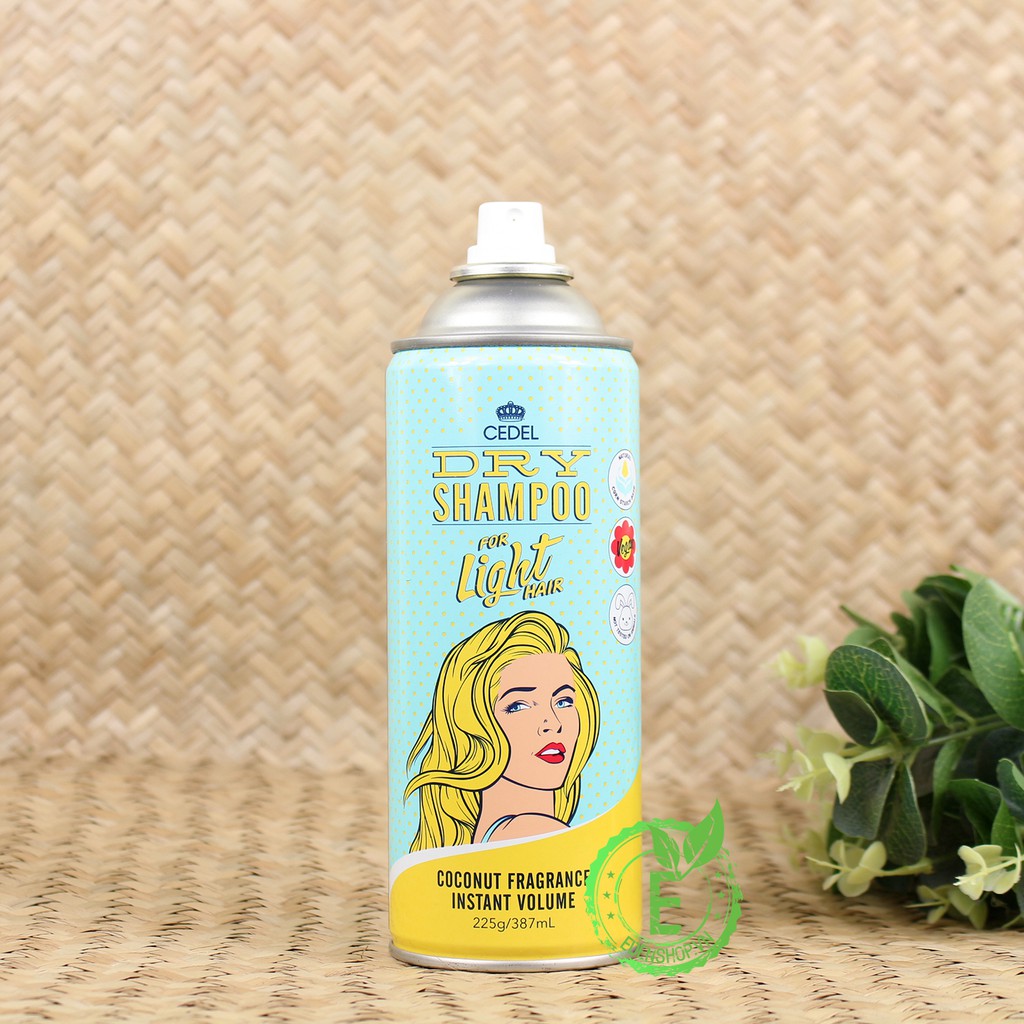 [ CHÍNH HÃNG - SHOP TPHCM] Dầu Gội Khô CEDEL Dry Shampoo Chai Lớn 387ml - Làm Sạch Dầu Tức Thì Cho Mái Tóc