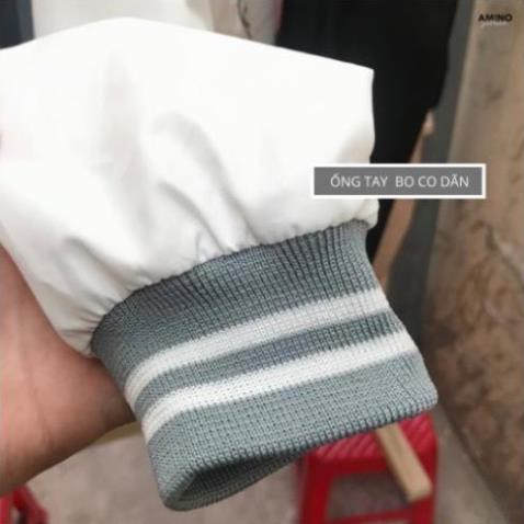 Áo khoác dù Bomber BAGGE form rộng 2 lớp nam nữ phong cách Hàn KMG