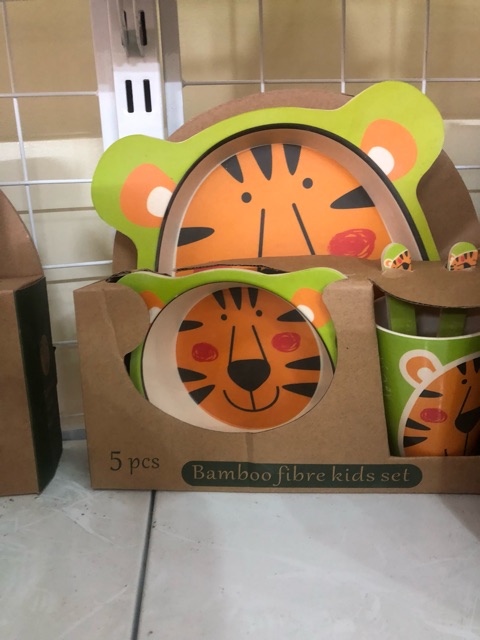 Bộ bát ăn bột tre