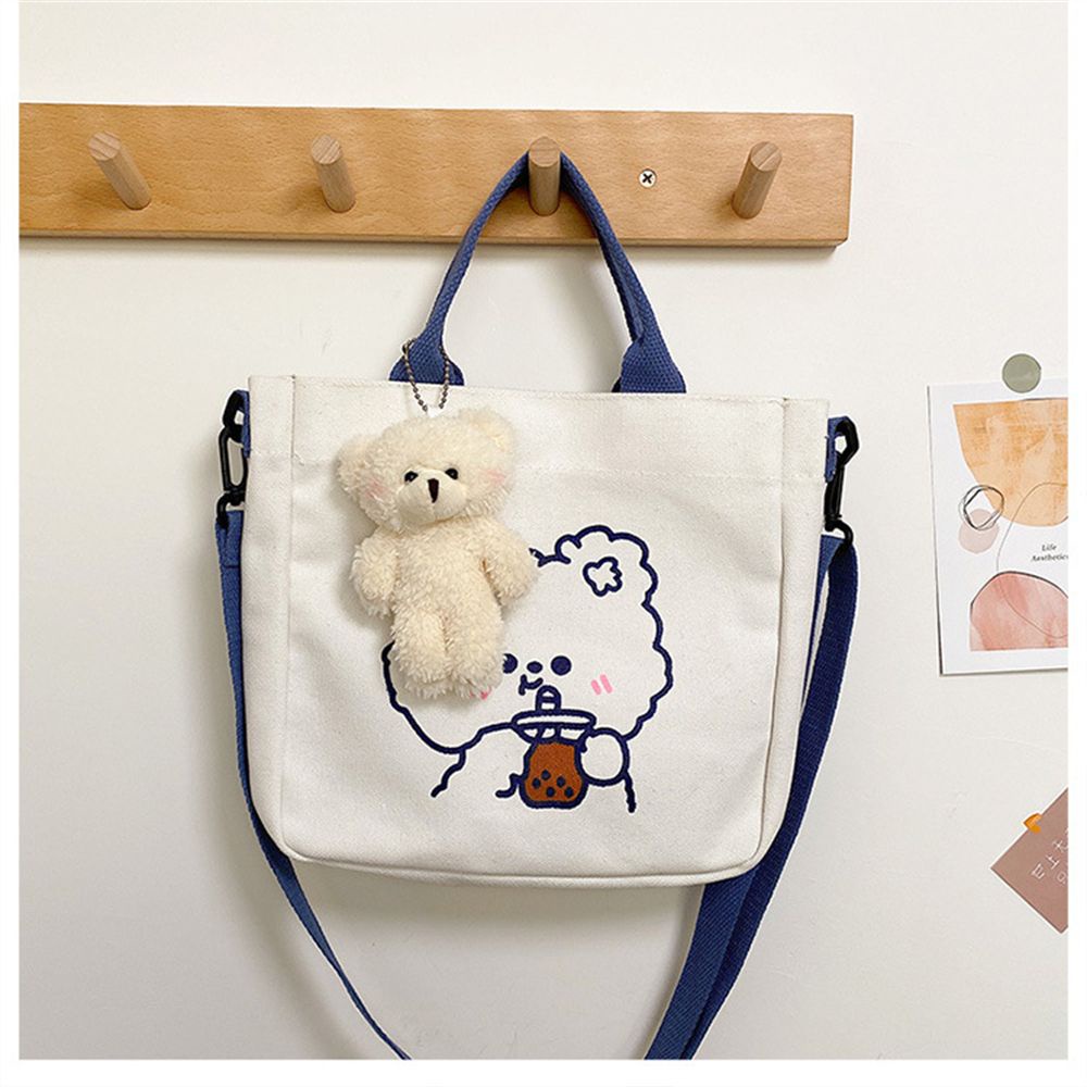 Túi vải sức chứa lớn thời trang xinh xắn dễ thương cho nữ
