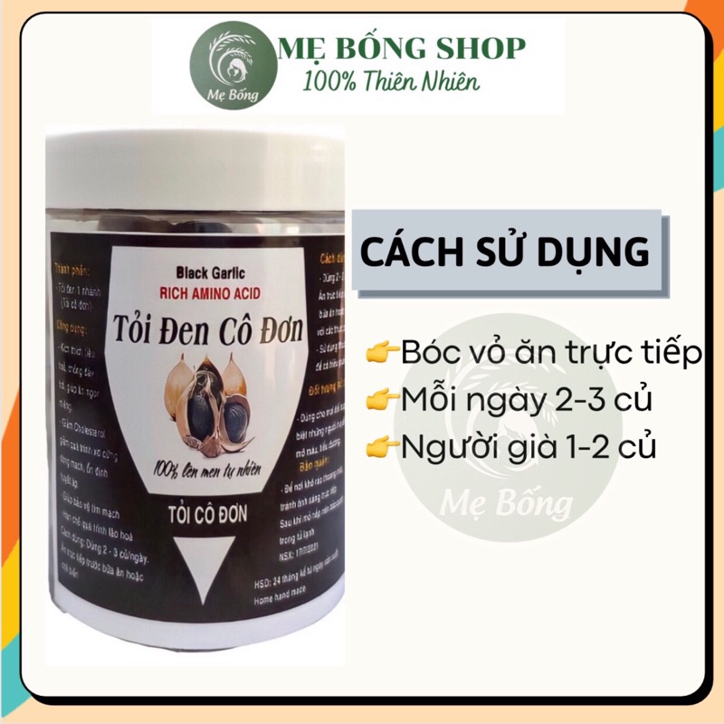 Tỏi đen cô đơn 1 nhánh hộp 300g🌺freeship🌺 tỏi Lý Sơn lên men tự nhiên | BigBuy360 - bigbuy360.vn