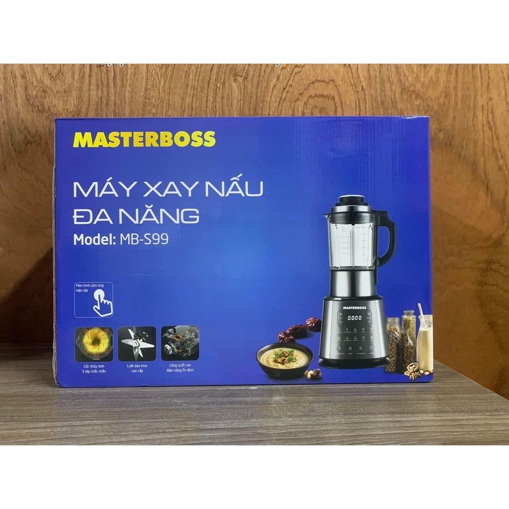 Máy làm sữa hạt máy xay nấu đa năng MASTERBOSS MB-S99 - Hàng chính hãng