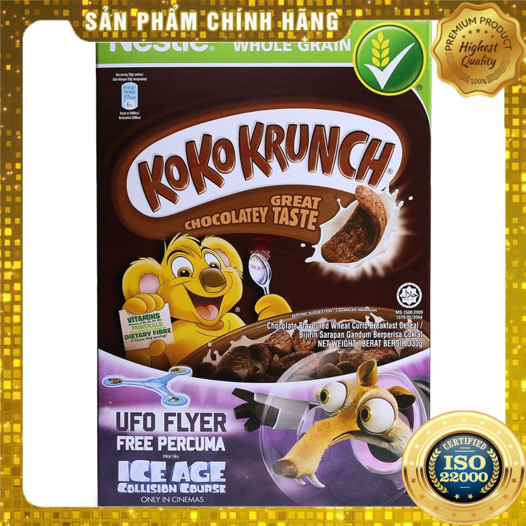 [ Yams Mart ] Ngũ Cốc Ăn Sáng Nestle Koko Krunch Hộp 330G