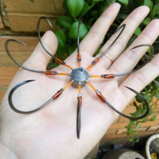 Lưỡi câu bát tỳ  chì đúc thép đen đủ size 9.10.12.14.16