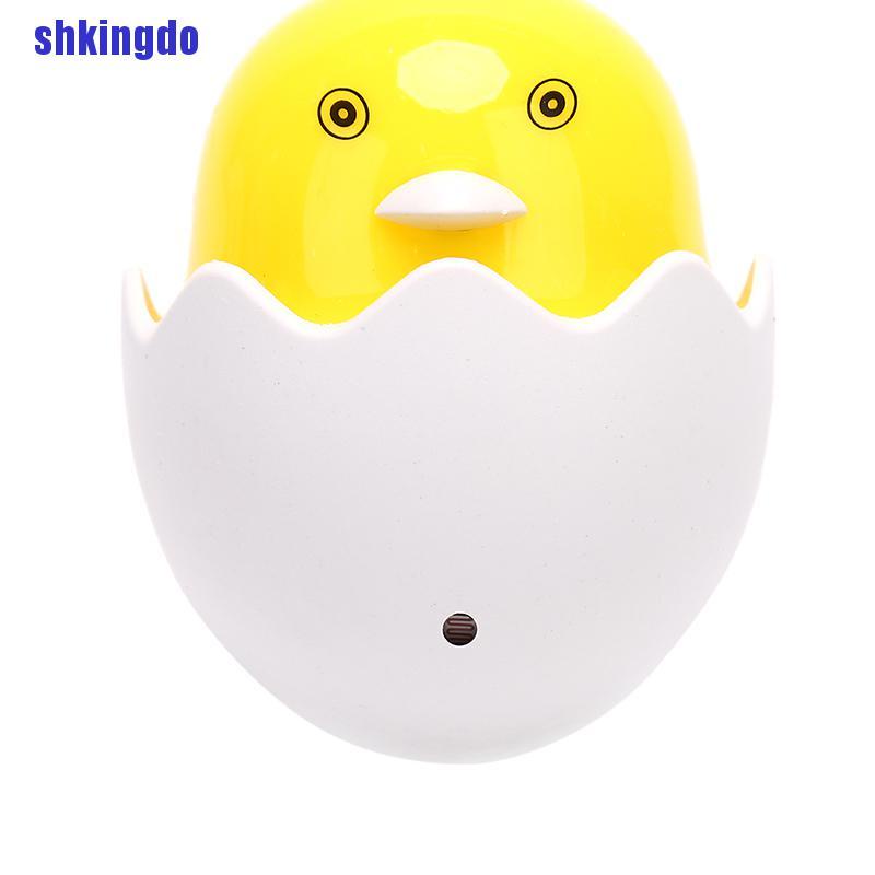 Đèn ngủ mini hình chú vịt vàng đáng yêu có phích cắm US tiện dụng