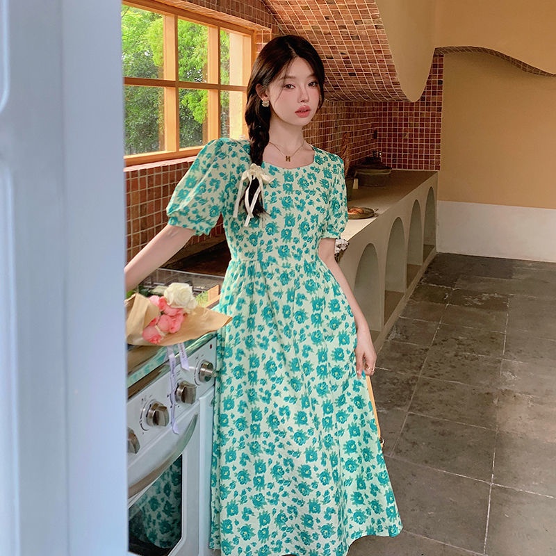 Đầm Hở Lưng Cột Dây Đính Hạt Ngọc Trai Xinh Xắn Thời Trang Cho Nữ