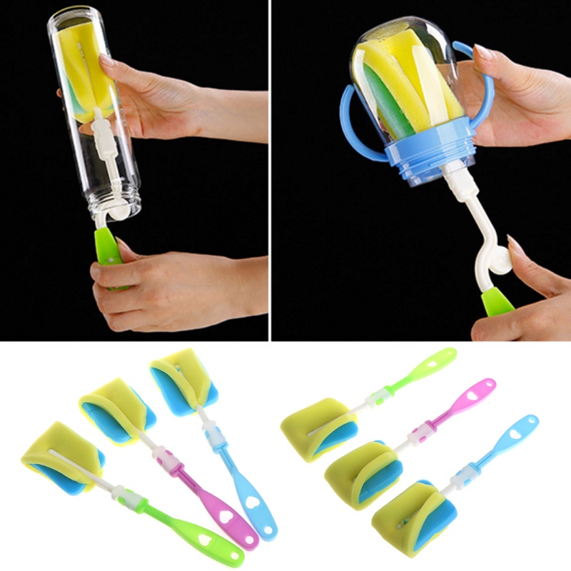Set 4 cọ rửa bình sữa em bé đa năng tiện dụng
