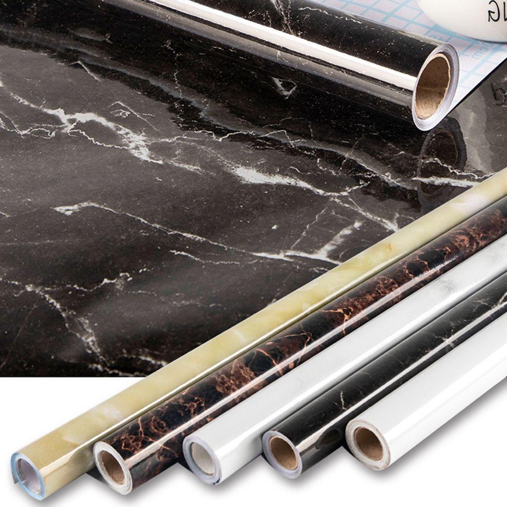 Giấy Dán Tường Tự Dính Chống Thấm Nước Chống Dầu Họa Tiết Đá Hoa Cương Trang Trí Nội Thất