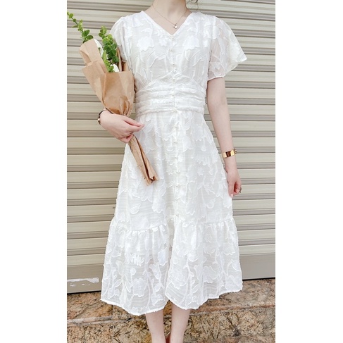 Váy CRUSH TAY CÁNH TIÊN tiểu thư có cl