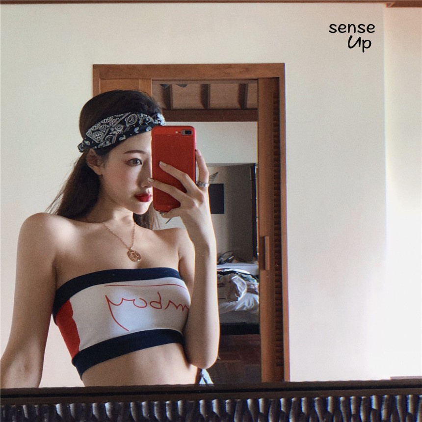 Cocory vn Áo Tank Top Dáng Ôm Co Giãn In Họa Tiết Thời Trang Mùa Hè Quyến Rũ Dành Cho Nữ | BigBuy360 - bigbuy360.vn