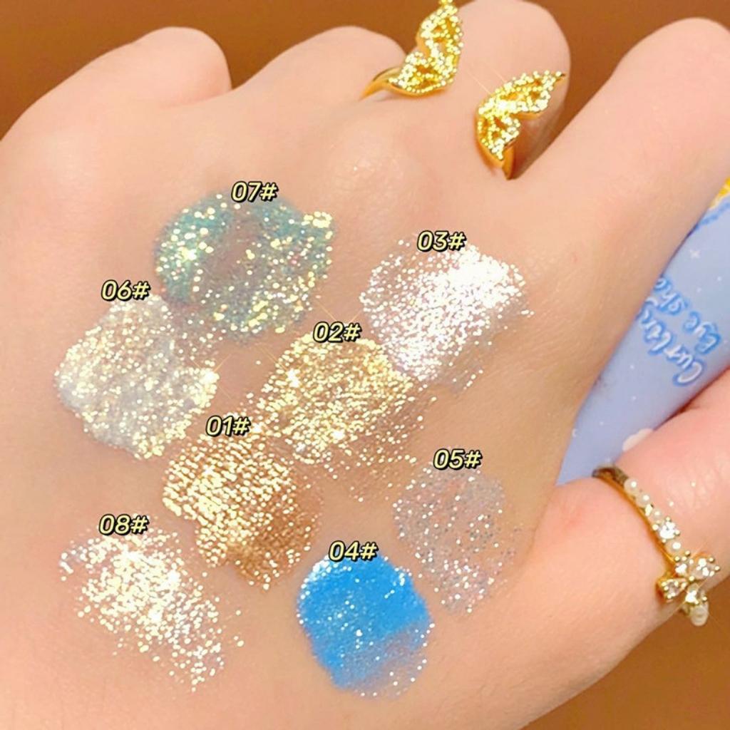 Nhũ mắt NIIU trang điểm bắt sáng hạt mịn lấp lánh dạng tuýp 39g - nhũ trang điểm nội địa trung jint