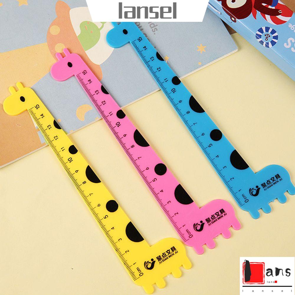 Thước Kẻ Hình Hươu Cao Cổ Hoạt Hình Sáng Tạo Dễ Thương Dành Cho Bé