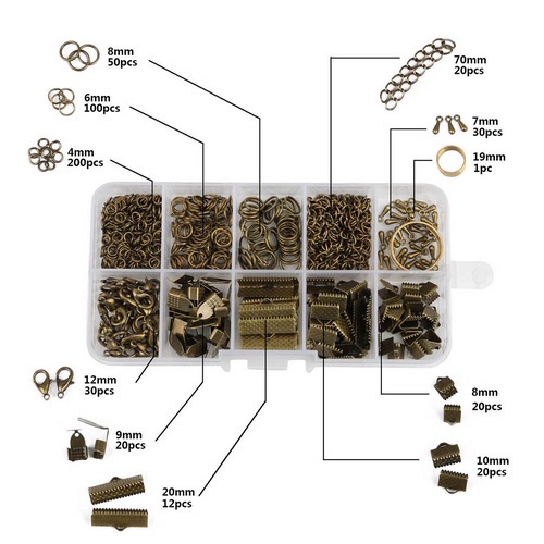 Hộp 1 Chiếc Nhẫn / Túi Đơn / Vòng Tôm Hùm / Vòng cổ Đuôi / Khóa Kẹp / Hộp Đựng Trang Sức DIY