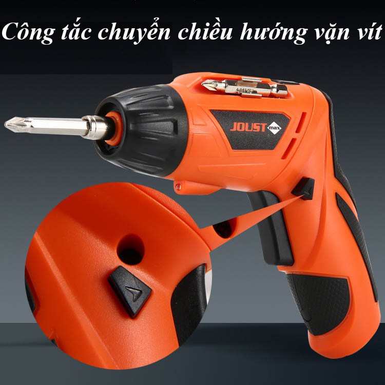 Bộ bắt vít đa năng thông minh Joust Max 2 chế độ GDLYC10 Canino màu đỏ [Bảo hành 12 tháng] bắt được mọi loại vít