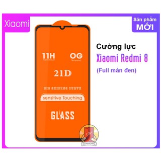 Kính cường lực 21D Cho Xiaomi Redmi Note 8 Pro Full keo màn hình siêu cứng