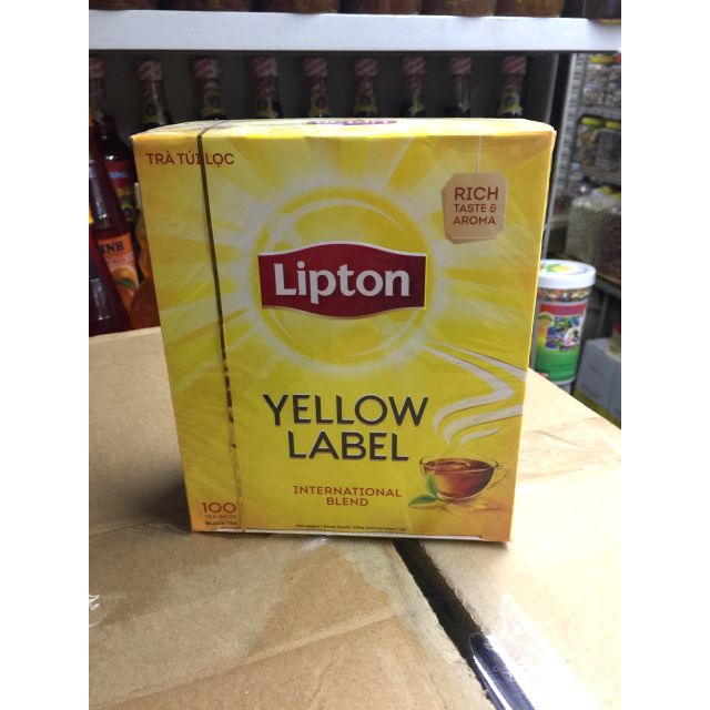 Trà Lipton Nhãn Vàng 100 gói x 2g
