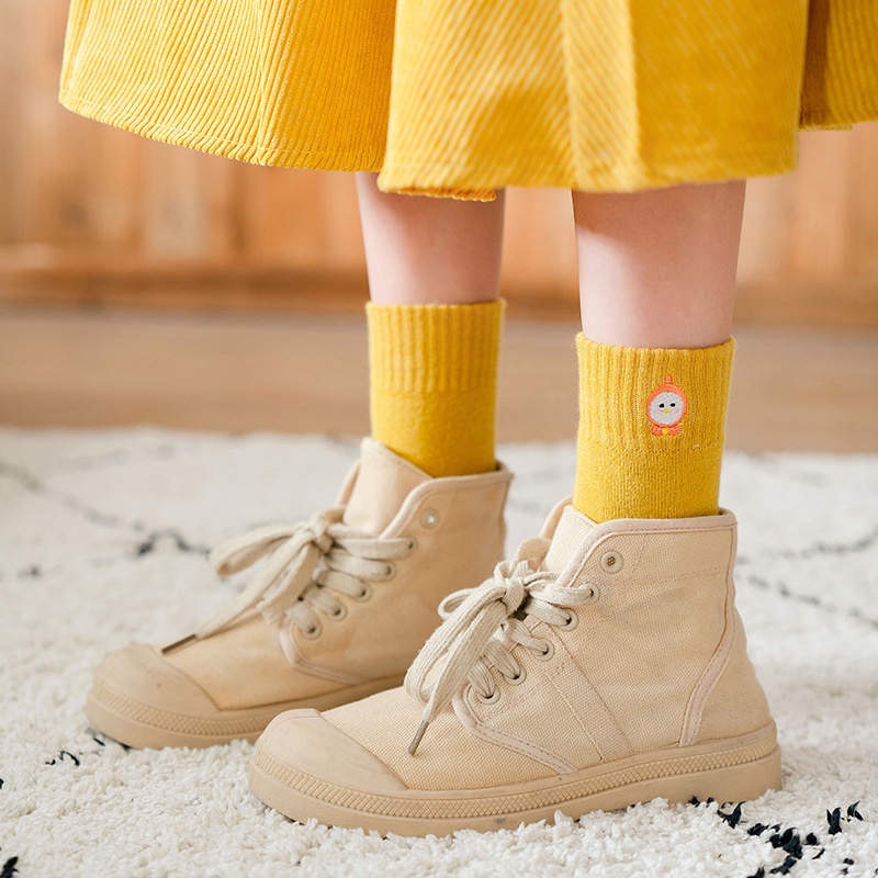 Tất cao cổ chú vịt vàng NOVSET Vớ cao cổ chú vịt cao cấp mẫu mới 2021 [ MÃ A804 ]