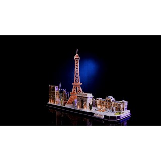 Mô Hình Giấy 3D CubicFun - Led Cityline Paris L525h