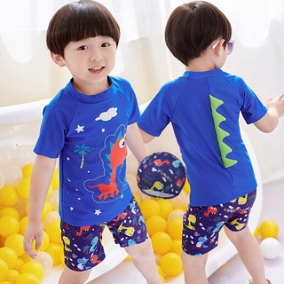 -⚡ Bộ Đồ Bơi Họa Tiết Khủng Long Hoạt Hình Đáng Yêu Dành Cho Bé Trai