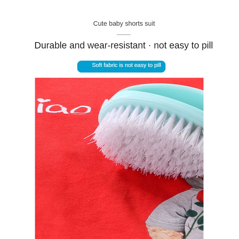 Bộ áo thun cotton ngắn tay + quần short SANITKUN thấm hút mồ hôi thoáng khí thời trang mùa hè mới cho bé