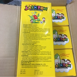 Siro cao khoẻ JALKTON 400ml