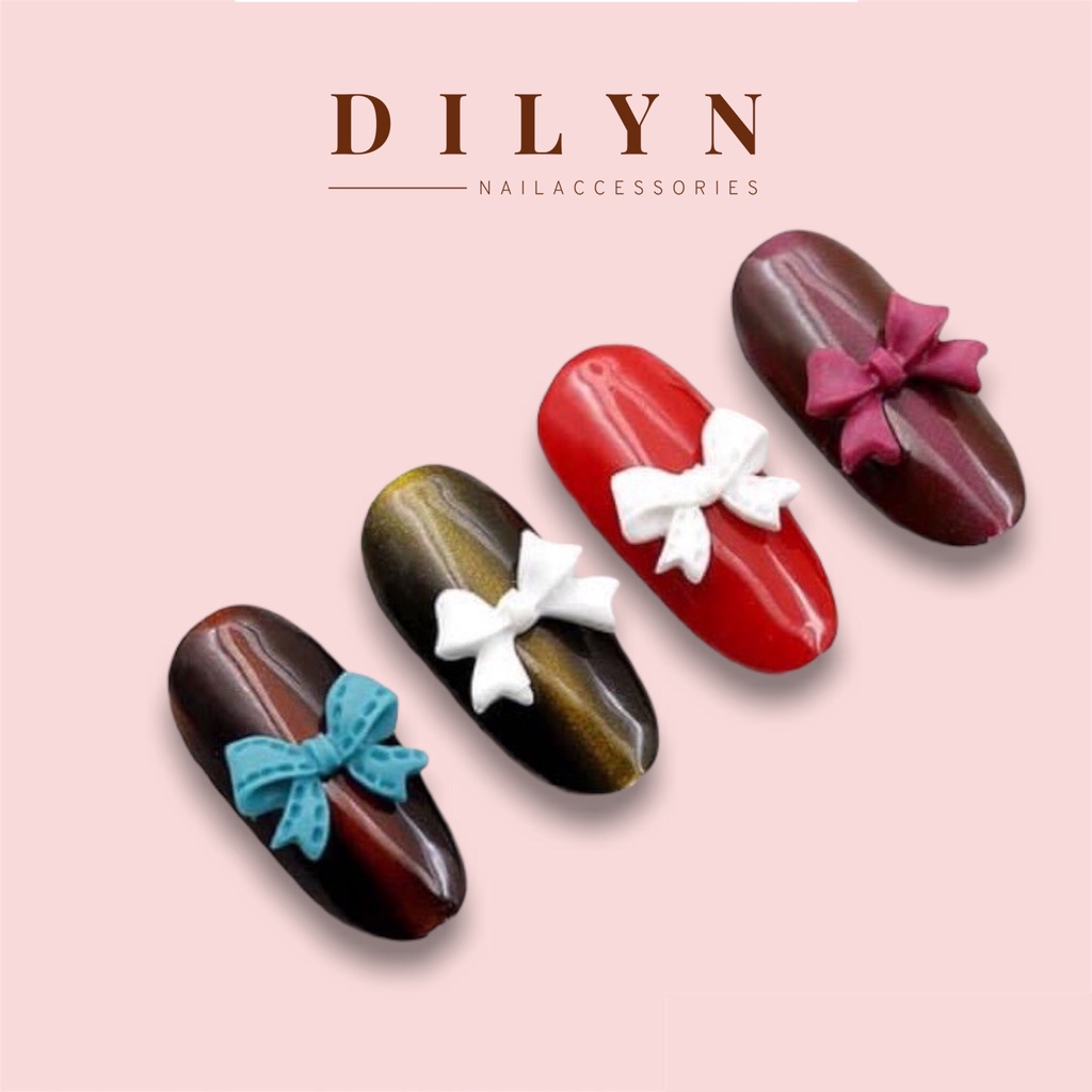 Phụ Kiện Nail - Charm Nơ Trang Trí Móng Siêu Hot