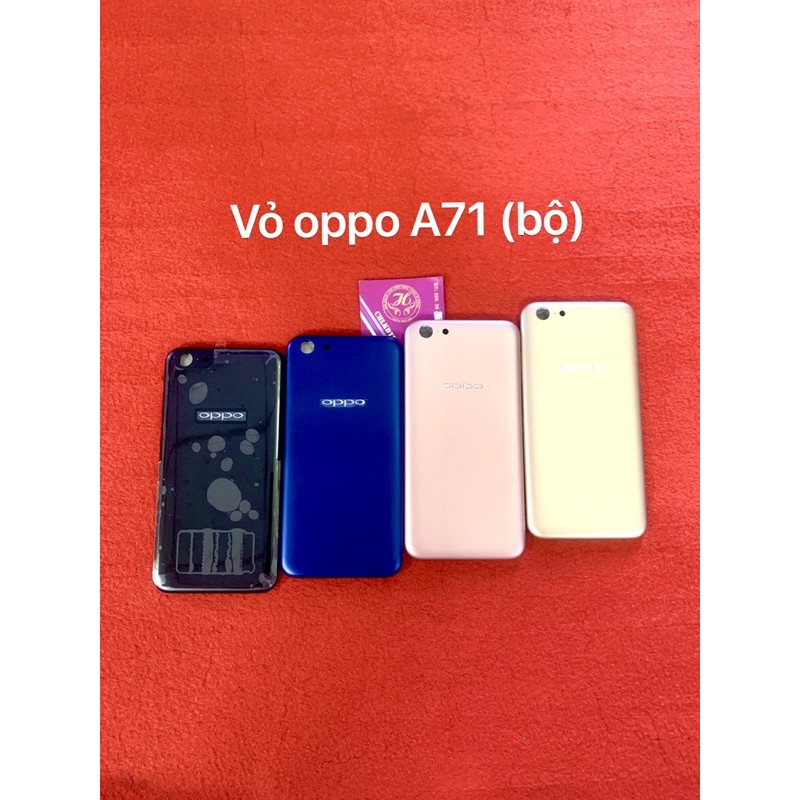 Vỏ oppo A71  luôn khung sườn + nút volume, nút nguồn