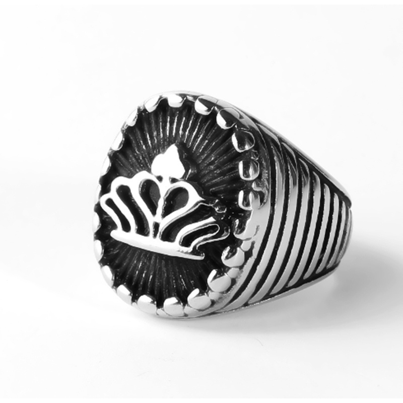 Nhẫn Thép Không Gỉ Thiết Kế Độc Đáo Cho Nam