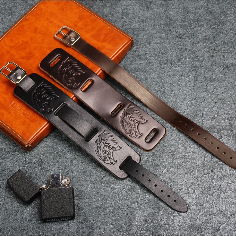 Vòng Tay Nam Da Punk Đại Bàng [ FREE SHIP ]