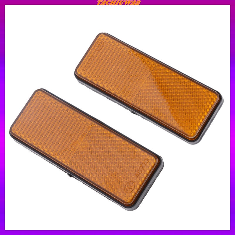 Đèn Phản Quang Hình Vuông Màu Vàng Tachiuwa2 Dành Cho Xe Mô Tô Địa Hình ATV