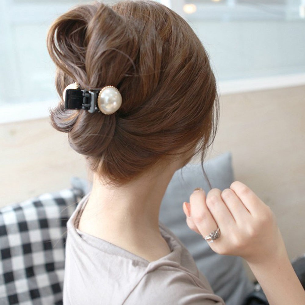 Kẹp tóc hợp kim đính ngọc với 3 kiểu dáng khác nhau cho nữ