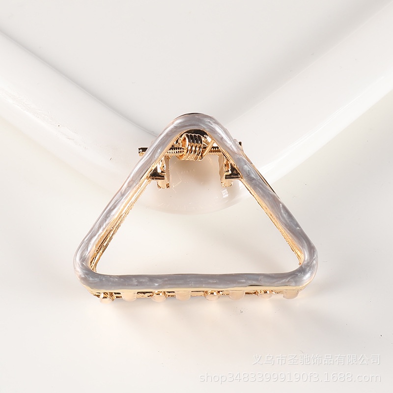 Kẹp tóc FREESHIP Giảm 1k Khi Nhập [GENZ123] Kẹp Tóc Kim Loại Tam Giác Sang Trọng K005