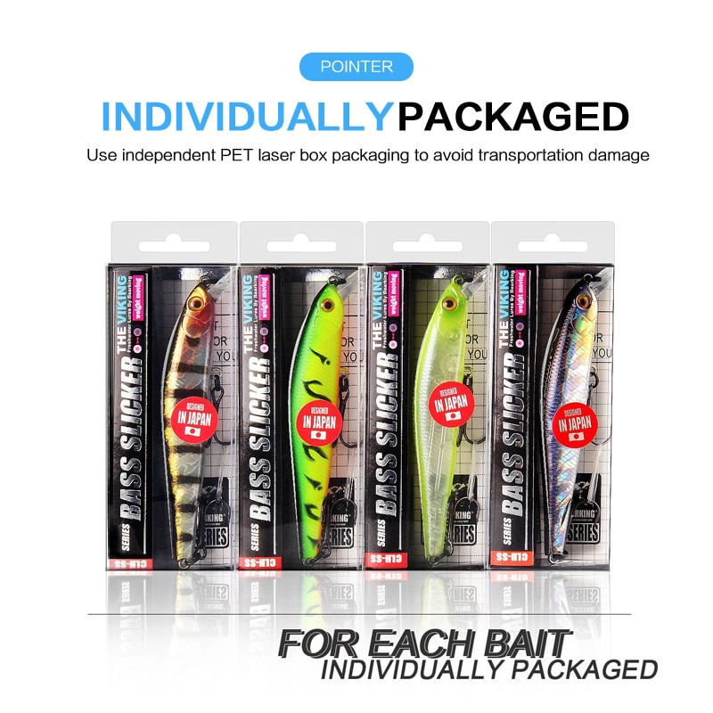 Bearking Mồi Giả Nhử Cá 9cm 10g Gắn Kèm Móc Câu