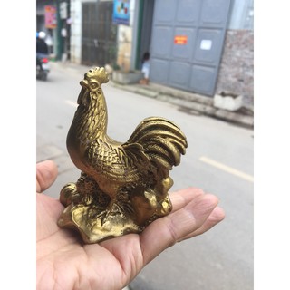 TƯỢNG GÀ (DẬU) BẰNG ĐỒNG VÀNG