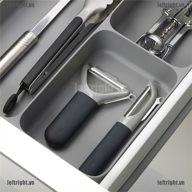 Khay nhựa đựng muỗng nĩa có ngăn phân chia tiện dụng cho nhà bếp