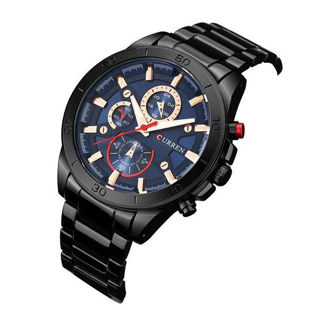 Mới Đồng Hồ Quartz Curren 8275 Chrono