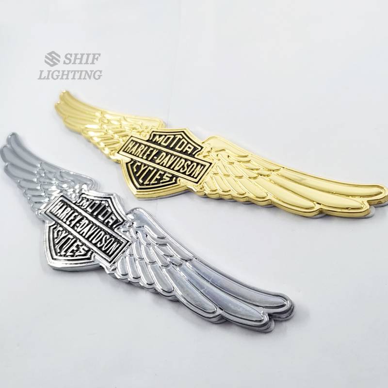 1 Miếng Dán Trang Trí Bằng Kim Loại Cho Xe Harley Davidson